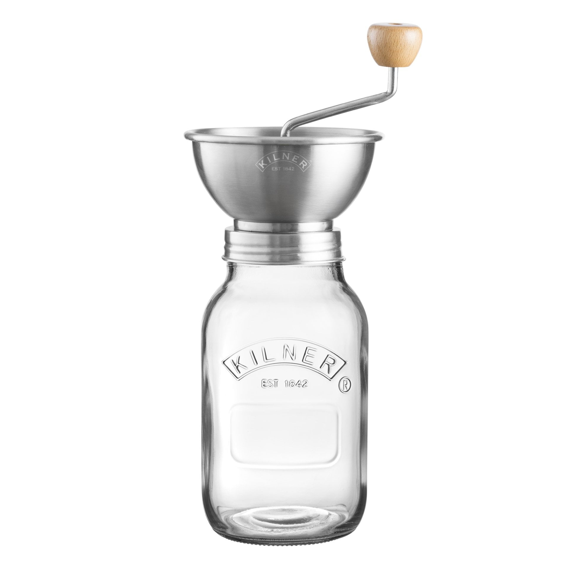 Kilner 34oz Glass & Stainless Steel Easy Sauce Press Set