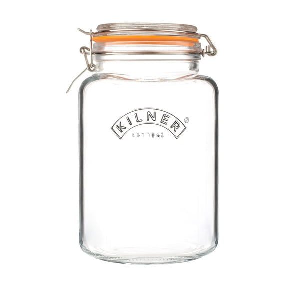 Kilner Square Clip Top Jar | 3L