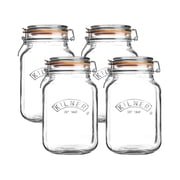 Kilner Square Clip Top Jars Set of 4 | 51oz