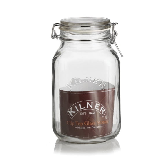Kilner Square Swing Top Glass Jar | 2L