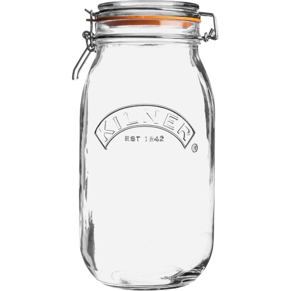 Kilner Storage Jar - Wire Bail - Round - 2 L - 6 pack
