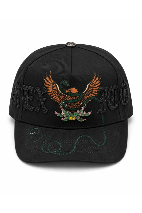Men's Premium Rhinestone Embroidered Baseball Mexico Snapback Hat
