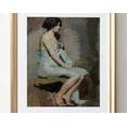 thumbnail image 1 of Kiloa Antique Cottagecore Woman Bathroom Wall Art Poster, 24x36 UNFRAMED, 1 of 3