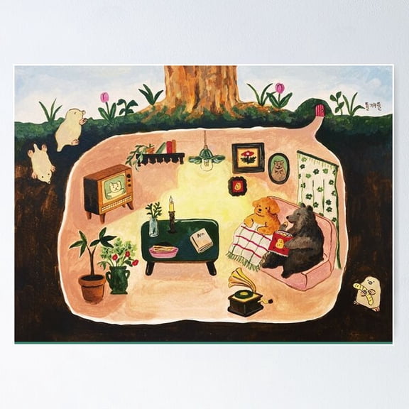 Kiloa Couch Potato Funny Typography Poster, 24x36 UNFRAMED