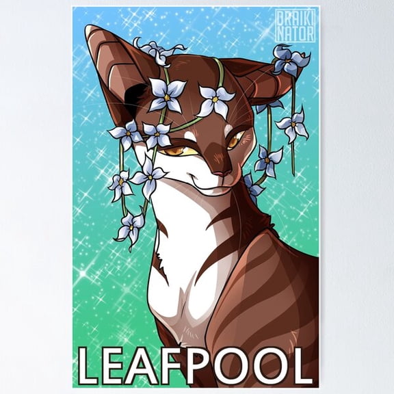 Kiloa Fantasy Animal Portrait Illustration Poster, 8x12 UNFRAMED