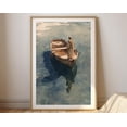 thumbnail image 1 of Kiloa Fisher Men Jesus Boat Scripture Christian Poster, 8x12 UNFRAMED, 1 of 3