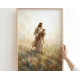 thumbnail image 1 of Kiloa Jesus Holding Lamb Leave 99 Poster, 8x12 UNFRAMED, 1 of 3