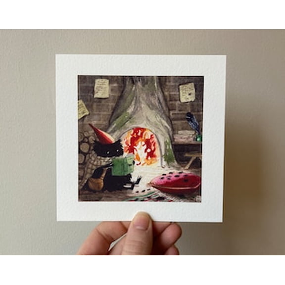 Kiloa Soren Spider-Stealer II - Mossberry Woods Square Wall Art Poster, 16x24 UNFRAMED