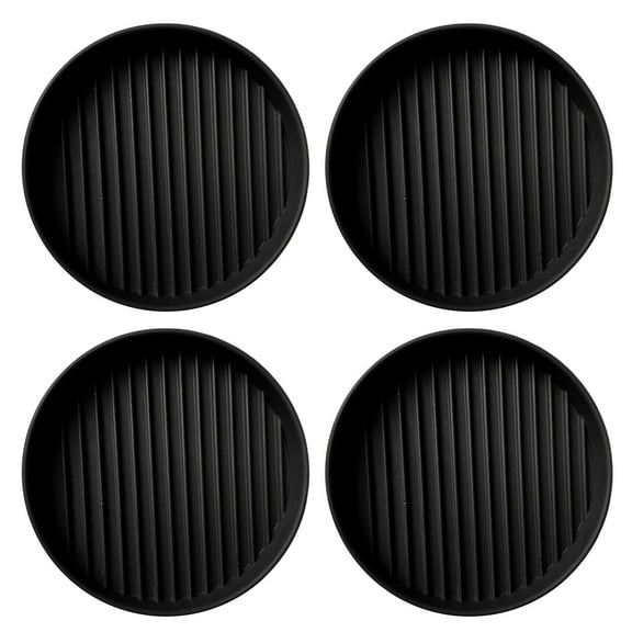 Kilougeis 2025 New Round Rubber Caster Cups, Non Slip Furniture Pads, Anti-Slip Gripper, Anti Skid Furniture Feet, Anti Slide Floor Protector for Bed Couch Table Chair Stoppers