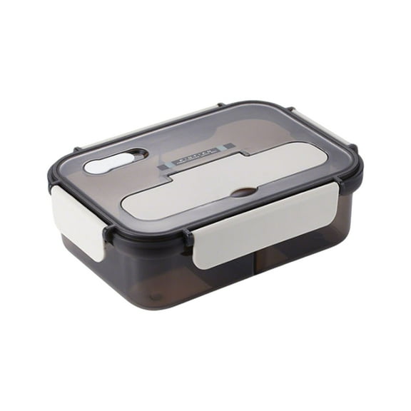 Kilougeis 2026 New 3 Compartment Plastic Reusable Lunch Box