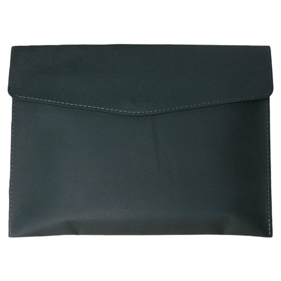 Kilougeis 2026 New Leather Board Clip with Pen Holder, A9 File Folder Writing Clipboard, Notepad for Business Meetings, School Study And Office Use