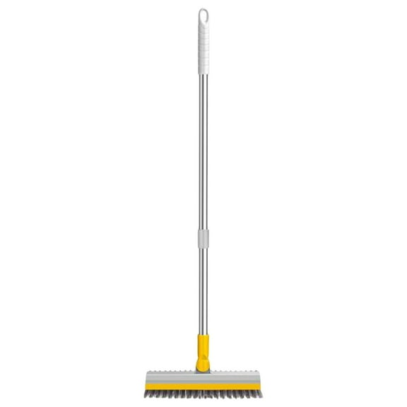 Kilougeis 2026 New Long Handled Hard Cleaning Brush for Bathroom Floors Tile Grout Walls and Toilets.