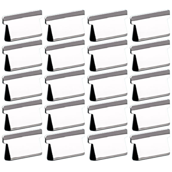 Kilougeis 50 Pcs Binder Clips,Reusable Metal Refill Clips Binding,Mini Metal Refill Clips for Binding Documents,Loose Leaf Pape Desk Office 2026 New