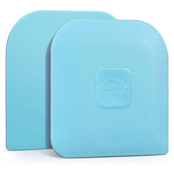 Kilougeis Clearance 2Pcs Pan Scrapers Dish Scraper Tool Set Food Scraper Polycarbonate Plastic Pan Pot Scraper Cleaner Scraper Skillet Scraper Scrubber for Cleaning Grease Kitchen