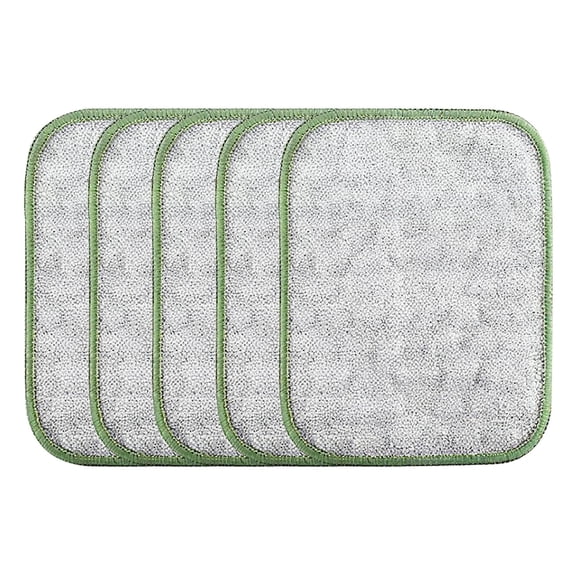 Kilougeis Clearance 5Pcs Multipurpose Wire Dishwashing Cloth, Double-Sided Cleaning Cloth,Stainless Steel Cloth and Multi-Layer Cotton Thread for Home Kitchen