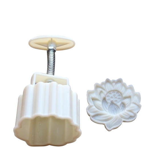 Kilougeis Clearance Flower Press Molds Mid-Autumn Festival Mold Set,Moon Cake Mold with Reusable Stamps Mold,Cookie Stamps Press for Molds