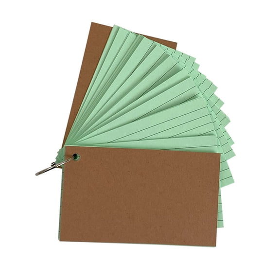 Kilougeis Colored Index Cards Flash Cards with Metal Ring,Smooth Writing Thickened Paper,No Ink Bleeding Notecards Ruled Study Cards