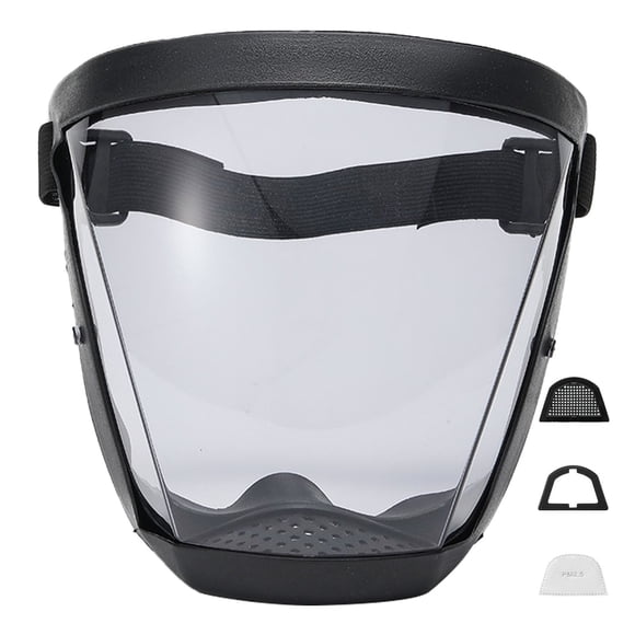 Kilougeis Face Shield for Weed Whacking, High quality face mask, Anti-fog Protective Full Face Mask,Full Face Shield for Grinding and Cutting,Plastic Face Mask for grinding and cutting Clearance