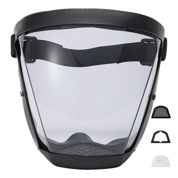 Kilougeis Face Shield for Weed Whacking, High quality face mask, Anti-fog Protective Full Face Mask,Full Face Shield for Grinding and Cutting,Plastic Face Mask for grinding and cutting Clearance