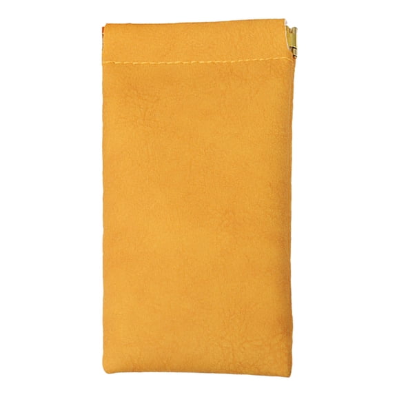 Kilougeis Glasses Case, Pu Leather Eyeglasses Cases, Soft Sunglasses Pouch Portable Squeeze Top Leather Glasses Cases, Anti-Scratch Eyeglass Case for Women Men Hot Sale