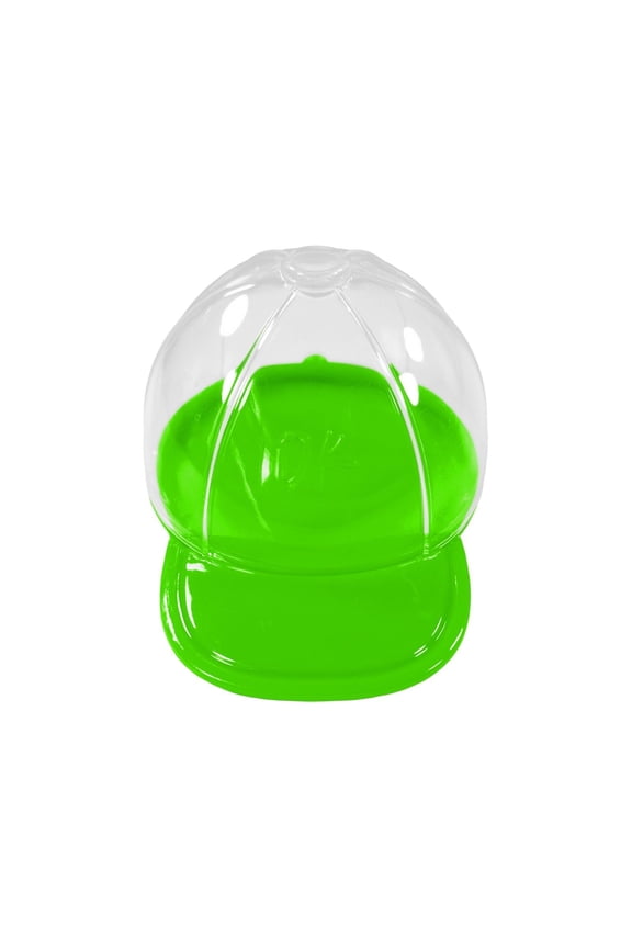 Mini Baseball Cap Shaped Candy Box for Party, Snacks and Accessories for Parties and Gifts,Dust-Proof Clear,Green 2026 New