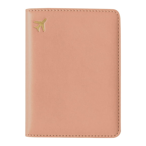 Kilougeis PU Leather Passport Holder Blocking Travel Document organizer with Card Slots Photo Pocket-2025 New