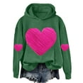 Kilougeis Valentines Day Sweaters Women'S Hearts Print Valentine's Day