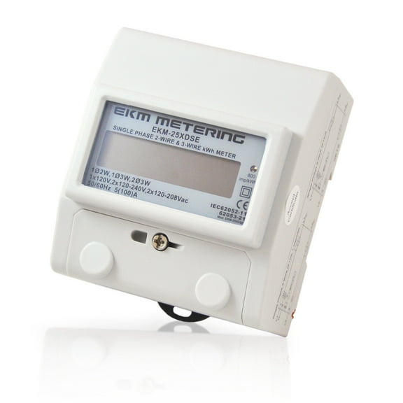 Electrical kWh Meter 120/240V 100A Digital LCD Display #4