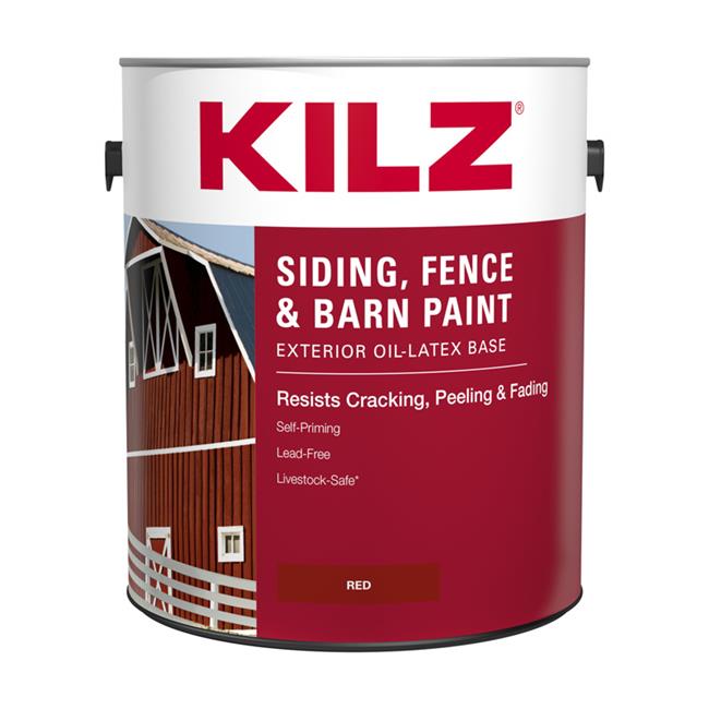 Kilz Barn Red Fence & Barn Paint Exterior, 4 Pack