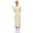 thumbnail image 1 of Kim Chae-Won (Yellow Outfit) Mini Size Cutout. Standee., 1 of 6
