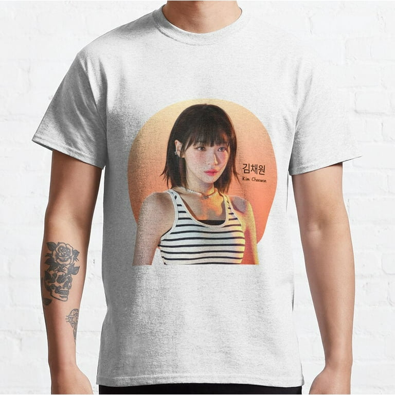 アイドル LESSERAFIM PHOTO S/S T-SHIRT (BK_M) Kpop LESSERAFIM T-SHIRT FLAME RISES Concert Short Sleeve TEE