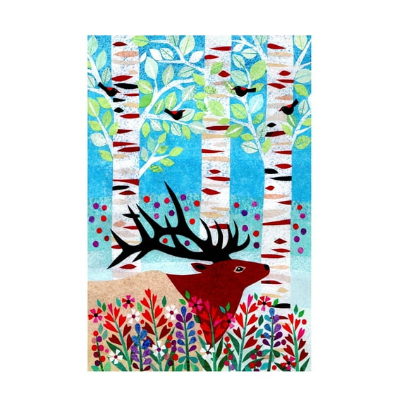 Kim Conway 'Forest Creatures I' Canvas Art