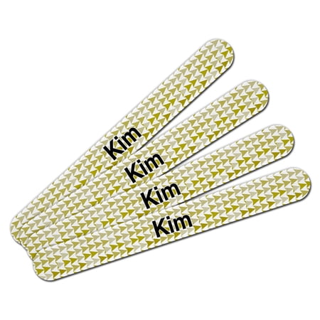 Kim Double-Sided Nail File Emery Board Set 4 Pack