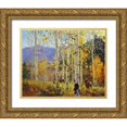 thumbnail image 1 of Kim, Gary 18x15 Gold Ornate Wood Framed with Double Matting Museum Art Print Titled - Elks in Heaven, 1 of 4