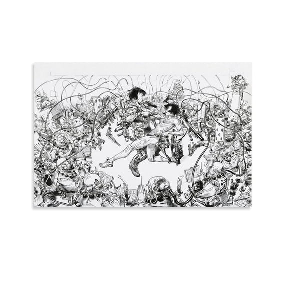 Kim Jung-Gi Korean Famous Illustration Comic Sketch Poster Art Poster (9) Artworks Picture Print Poster Wall Art Painting Canvas Gift Decor Home Posters Decorative 24x36inch(60x90cm)