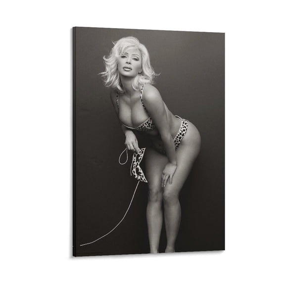 Kim Kardashian Hot Girl Sexy Poster (22) Canvas Wall Art Prints Poster Gifts Photo Picture Painting Posters Room Decor Home Decorative 12x18inch(30x45cm)