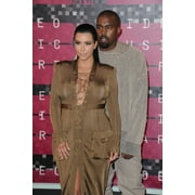 Kim Kardashian (Wearing Balmain), Kanye West At Arrivals For Mtv Video Music Awards (Vma) 2015 - Arrivals 2, The
