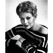 Kim Novak 1950s glamour portrait with one bare shoulder 4x6 photo poster