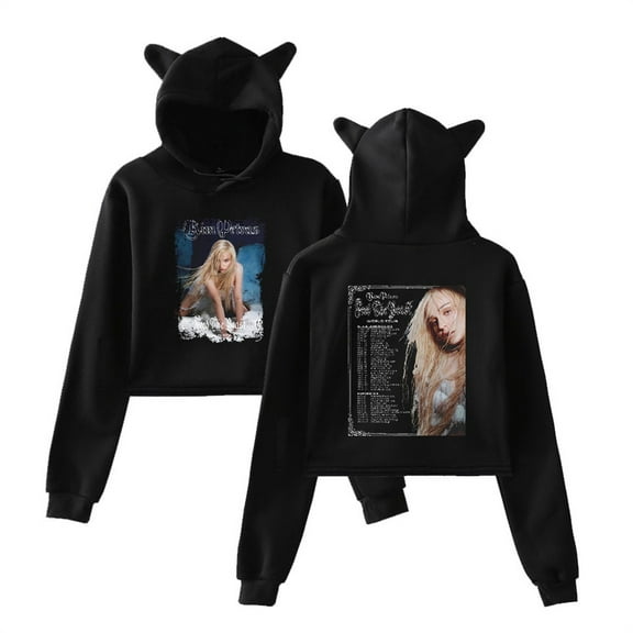 Kim Petras Feed The Beast Tour Cat Ear Hoodie Casual Fashion Bear Ear Sweatshirt