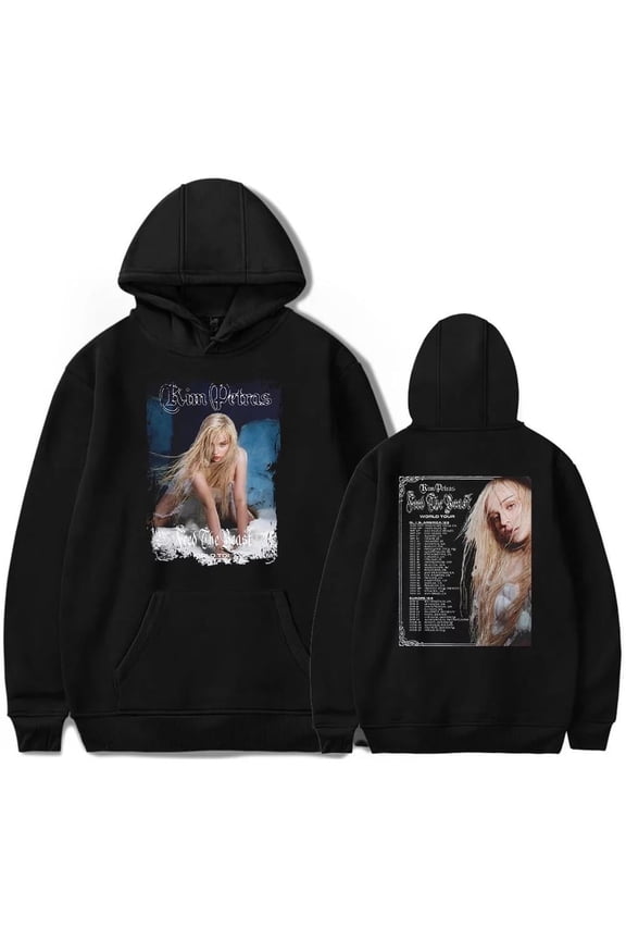 Kim Petras Feed The Beast World Tour 2024 Merch Unisex Hoodie Graphic Print Casual Streetwear