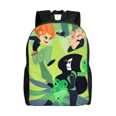 Kim Possible Anime Backpack Cartoon Travel Bags 3D Printed Casual Daypacks Multipurpose Backpacks
