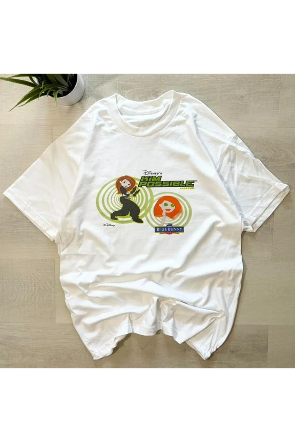 Kim Possible Popsicle Promo Tee Vintage Movie Cover Tee Shirt Gift for Fan S-5XL