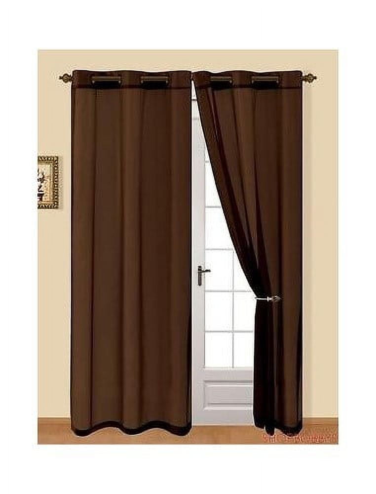 Stylemaster Nancy Solid Grommet Curtain Panel – Easy Installation, Light-Filtering Window Drape for Living Room & Bedroom Décor, Beige, 55 x 84 Inches