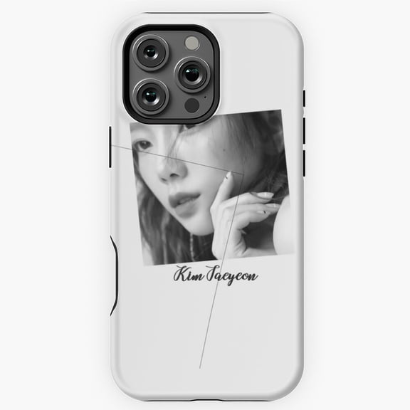 Kim Taeyeon SNSD K-Pop Music Fan Art Phone Case for iPhone 16 15 14 13 12 11 Pro Max