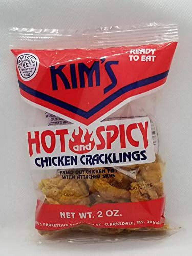 Kim's Chicken Cracklins (Hot) Pack of 12