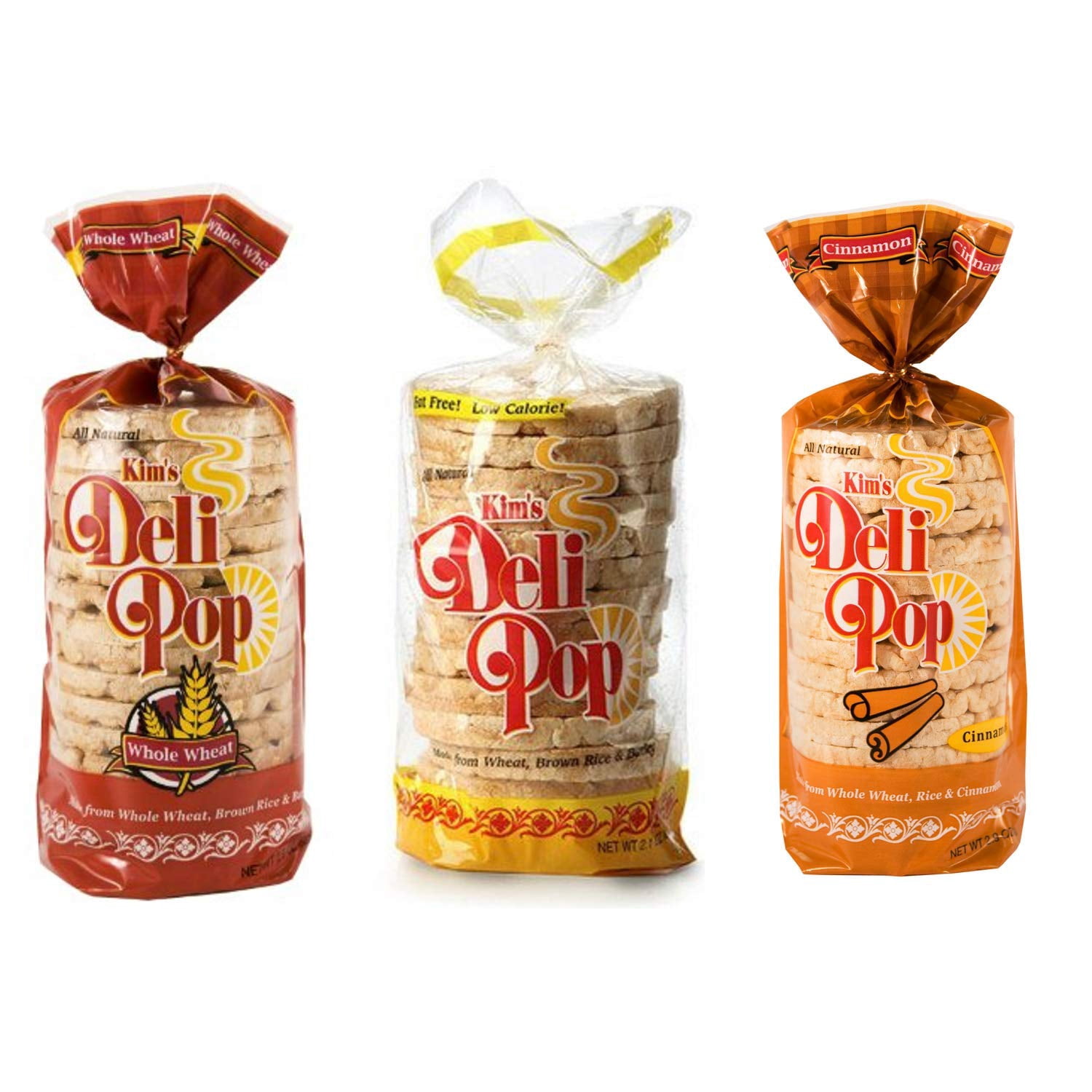 Kim’s Deli Pop Rice IFF17 Cakes | Original, Whole Wheat, Cinnamon ...