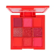 KimChiChic Beauty Jewel Collection Shadow Palette, 9 Pigmented Blendable Long Lasting Shadow Palette, Includes Jewel Stickers, Ruby