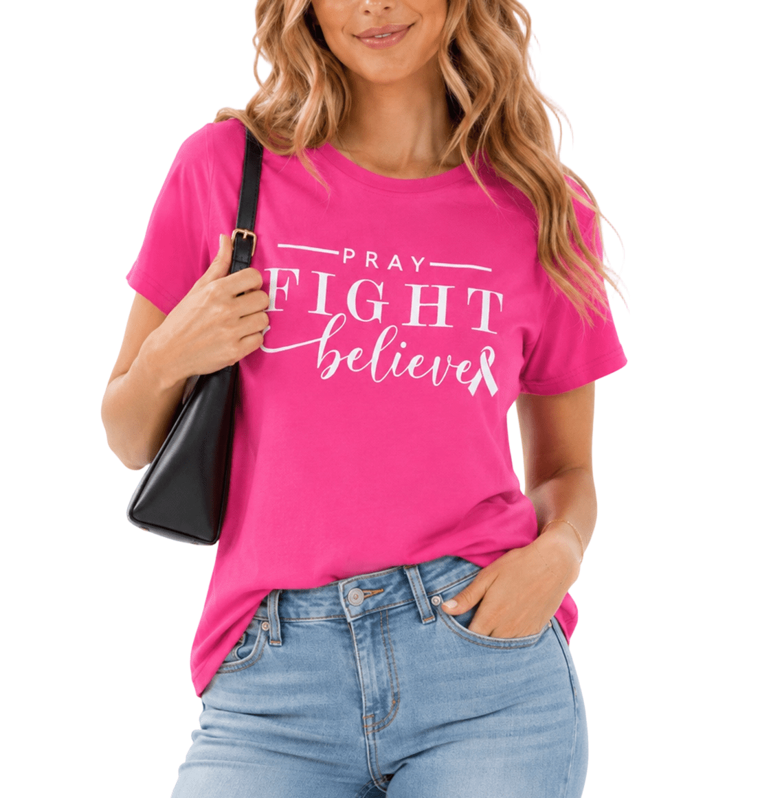 Customer reviews for KimSoong Breast Cancer T-Shirt for Women Pink ...