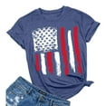thumbnail image 1 of KimSoong Women Patriotic Shirts American Flag Shirt 4th of July Tshirt Graphic Tees Casual Short Sleeve Tee Top, 1 of 5
