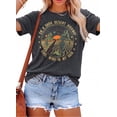 thumbnail image 1 of KimSoong Women Retro Desert Highway T-Shirt Adventure Shirts Funny Nature Graphic Tee Casual Short Sleeve Tee Tops, 1 of 14